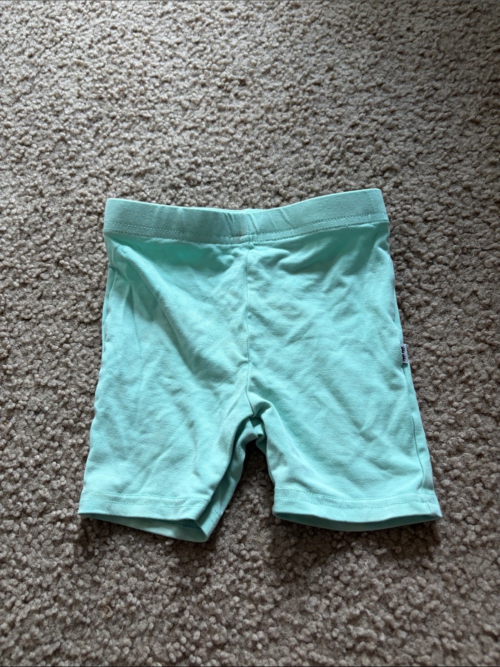 B70 Little Sleepies Bamboo 3t Mint Bike Shorts DINGY BUTT